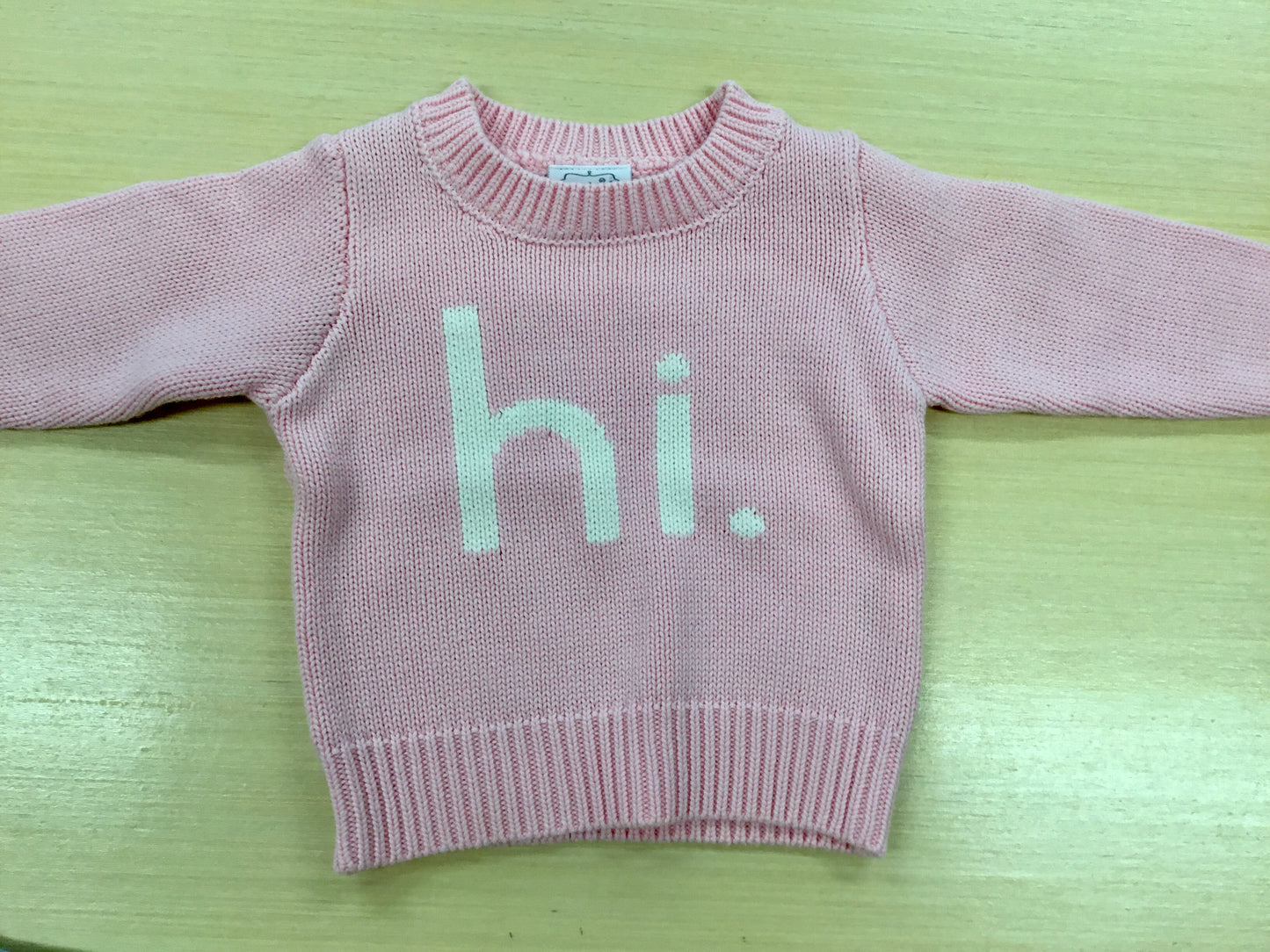 Hi Baby Girl Sweater