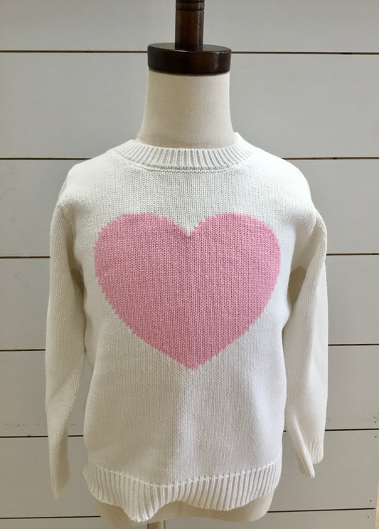 Pink Heart Sweater