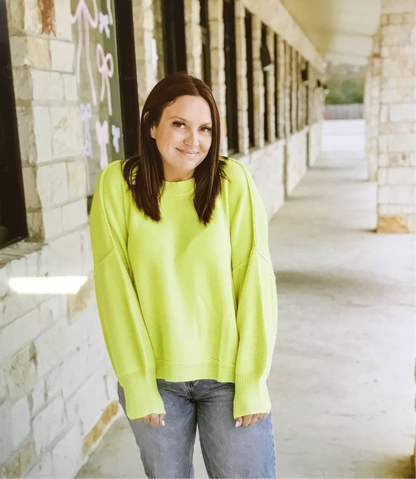 Neon Yellow Sweater