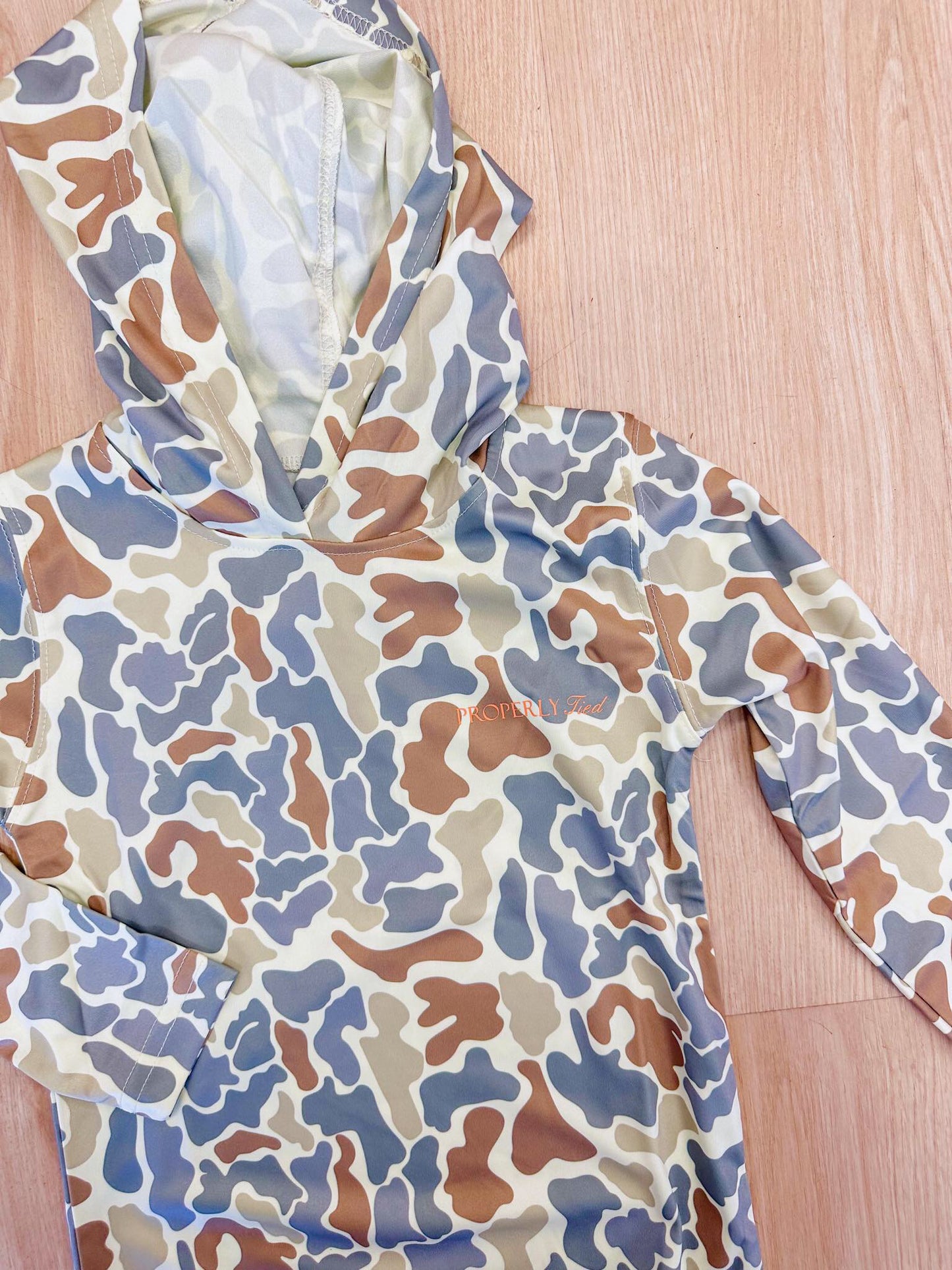 Field camo hoodie