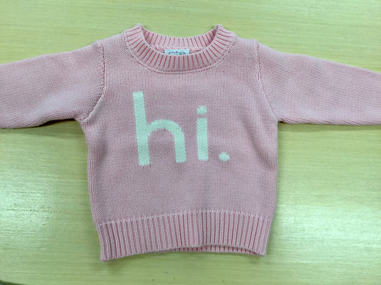 Hi Baby Girl Sweater