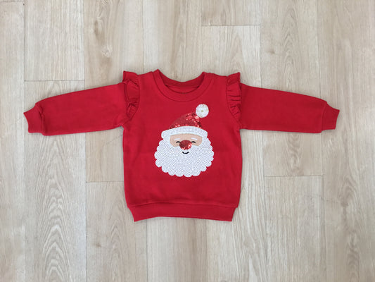 Sequin Santa Sweater