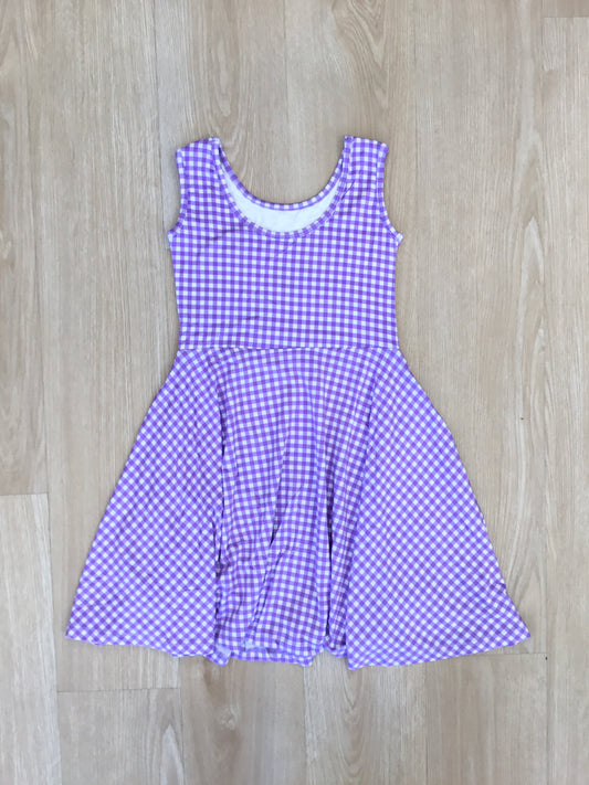 Twinflower purple dress