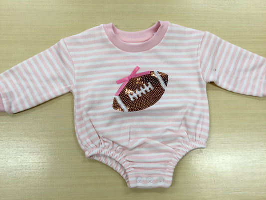 Sequin Football Bubble