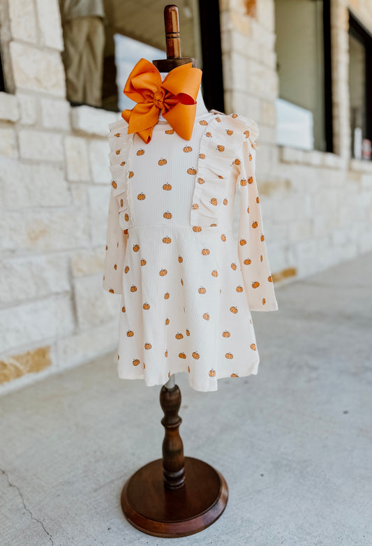 PUMPKIN T-SHIRT DRESS