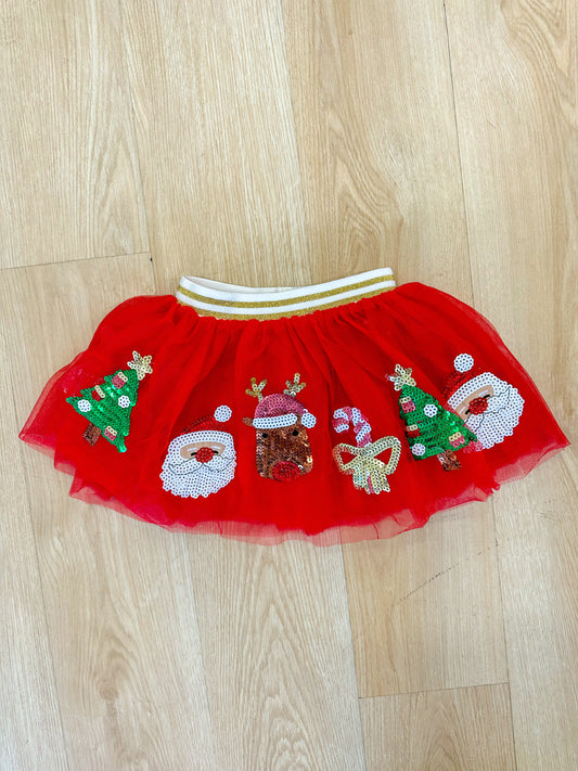 RED SANTA TUTU