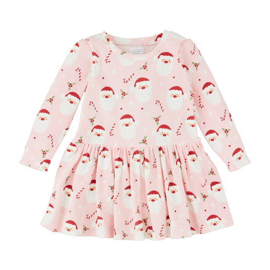 PINK SANTA T-SHIRT DRESS