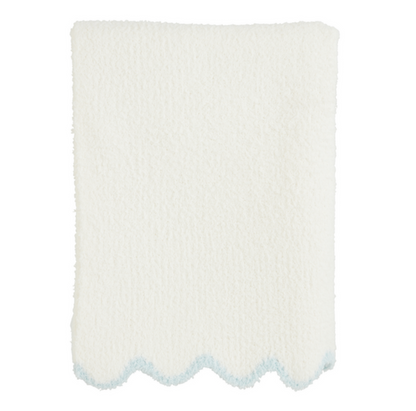 SCALLOPED CHENILLE BLANKET