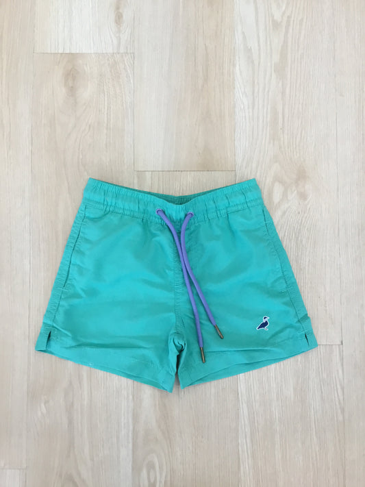 SOFT GREEN SWIM TRUNKS