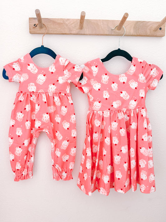 CUPCAKE POCKET TWIRL & ROMPER