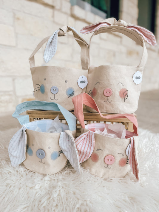 BUNNY CANVAS BASKET