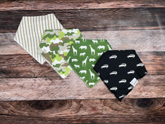 SAFARI BANDANA BIBS