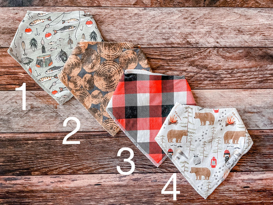 LUMBERJACK BANDANA BIBS