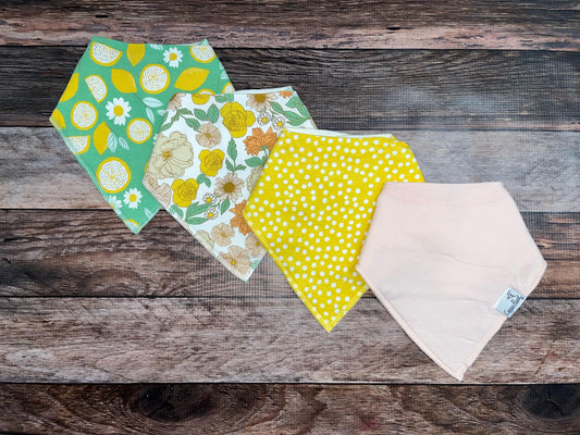 LEMON BANDANA BIBS