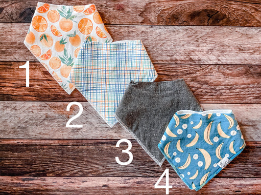 CITRUS BANDANA BIBS