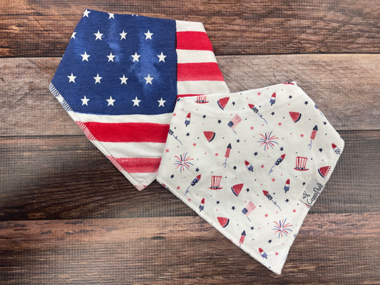 PATRIOT BANDANA BIBS