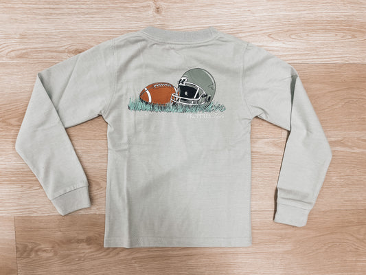 FOOTBALL ICE GREY TEE